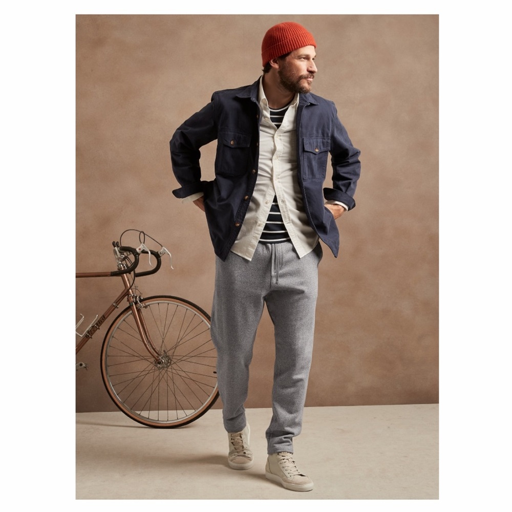 Banana Republic French Terry Grey Men’s Joggers